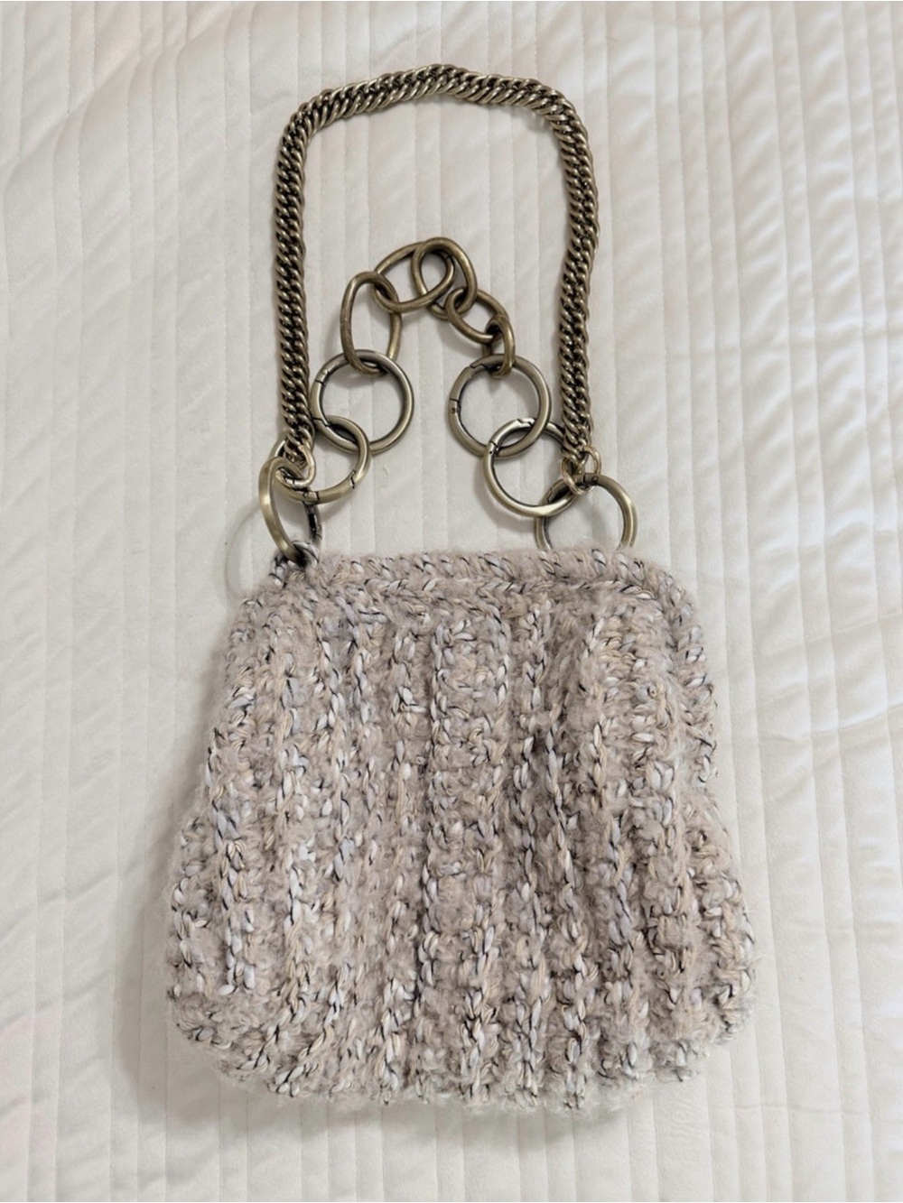 Lorenza Gandaglia Tum Doctor Bag with Detachable Silver Chain